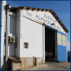 Fachada del Almac&eacute;n de Sal en Navarra